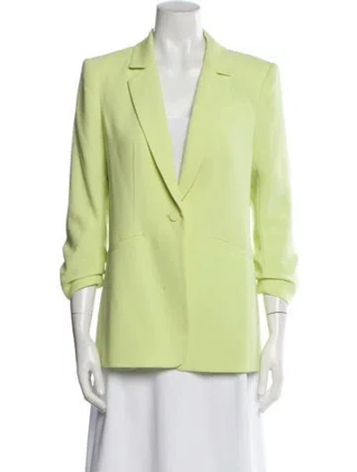 Pre-owned Cinq À Sept Blazer In Green
