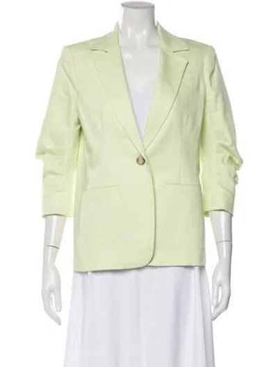 Pre-owned Cinq À Sept Blazer In Green