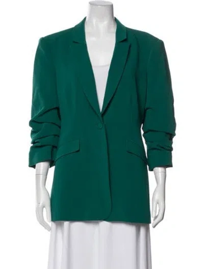 Pre-owned Cinq À Sept Blazer In Green