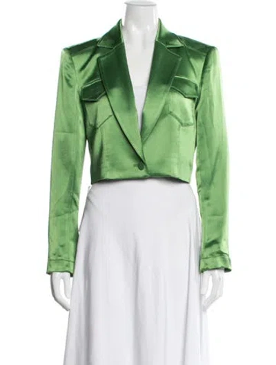 Pre-owned Cinq À Sept Blazer In Green