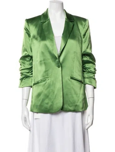 Pre-owned Cinq À Sept Blazer In Green