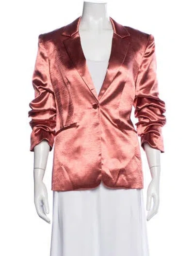 Pre-owned Cinq À Sept Blazer In Metallic/pink