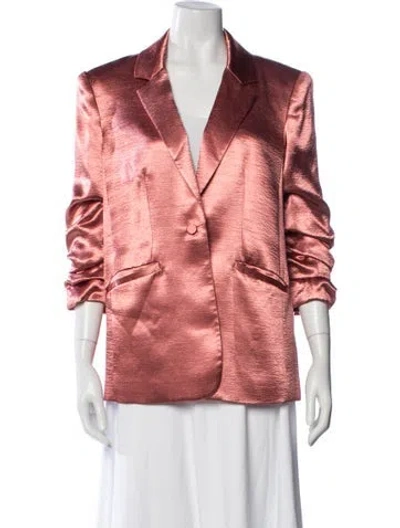 Pre-owned Cinq À Sept Blazer In Metallic/pink