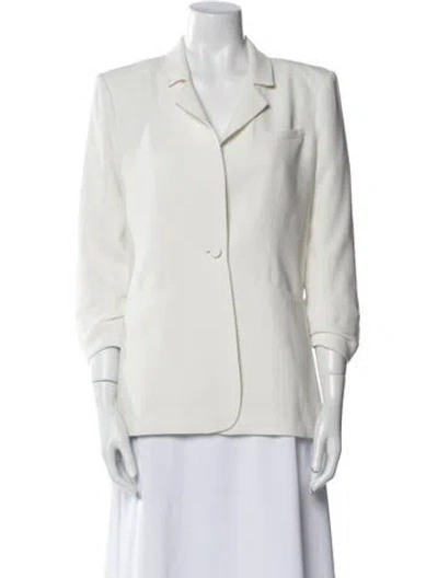 Pre-owned Cinq À Sept Blazer In Neutral