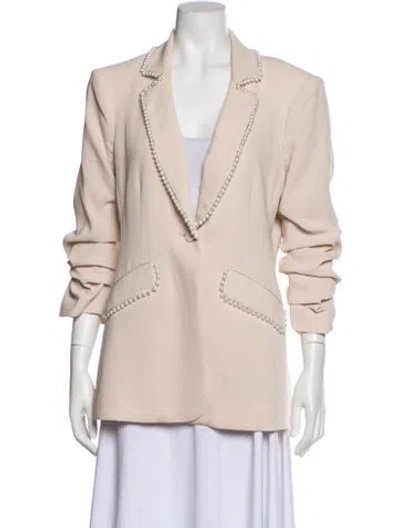 Pre-owned Cinq À Sept Blazer In Neutral