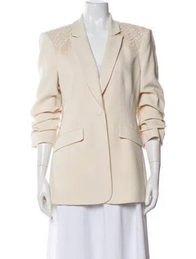 Pre-owned Cinq À Sept Blazer In Neutral