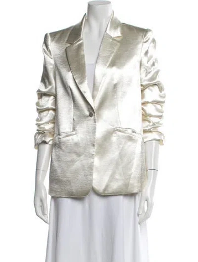 Pre-owned Cinq À Sept Blazer In Neutral