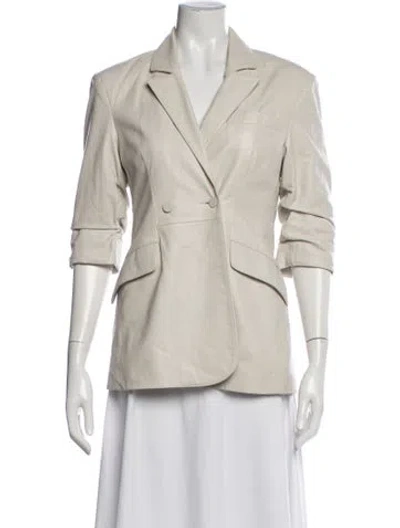 Pre-owned Cinq À Sept Blazer In Neutral