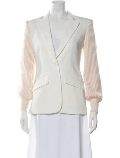 Pre-owned Cinq À Sept Blazer In Neutrals