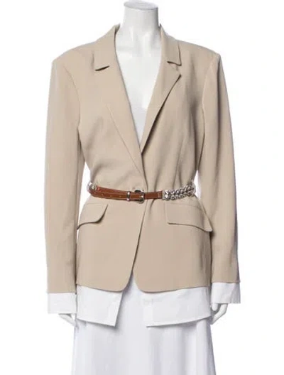 Pre-owned Cinq À Sept Blazer In Neutrals