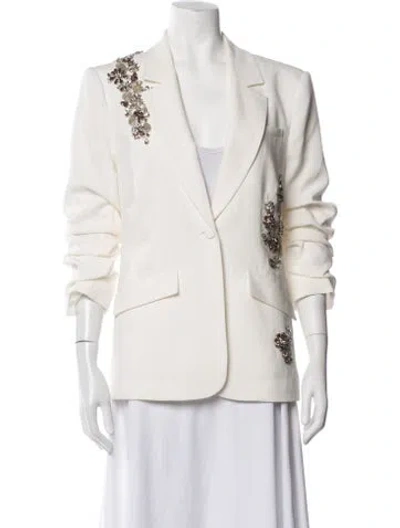 Pre-owned Cinq À Sept Blazer In Neutrals
