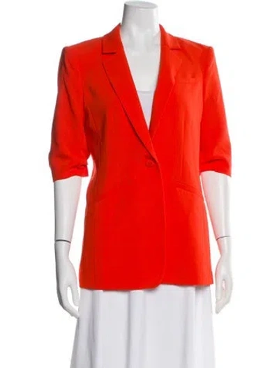 Pre-owned Cinq À Sept Blazer In Orange