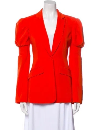 Pre-owned Cinq À Sept Blazer In Orange