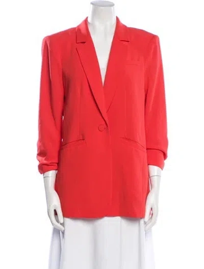 Pre-owned Cinq À Sept Blazer In Orange