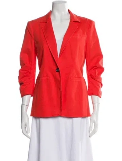 Pre-owned Cinq À Sept Blazer In Orange