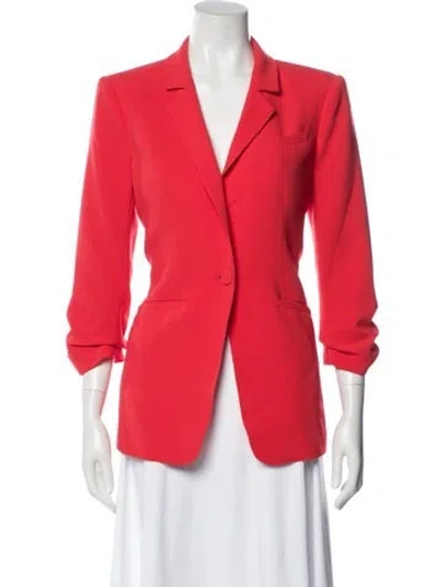 Pre-owned Cinq À Sept Blazer In Orange