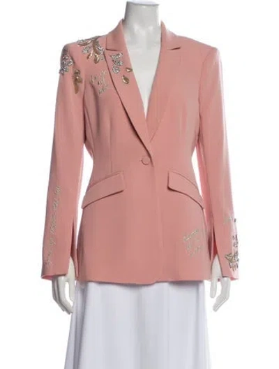 Pre-owned Cinq À Sept Blazer In Orange