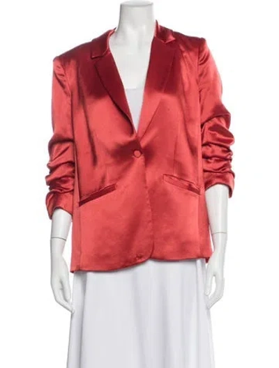 Pre-owned Cinq À Sept Blazer In Orange