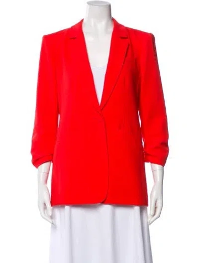 Pre-owned Cinq À Sept Blazer In Orange