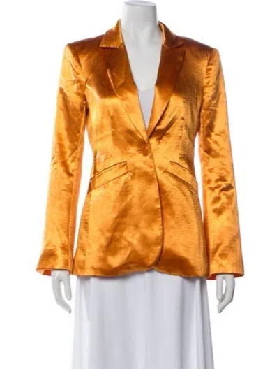 Pre-owned Cinq À Sept Blazer In Orange