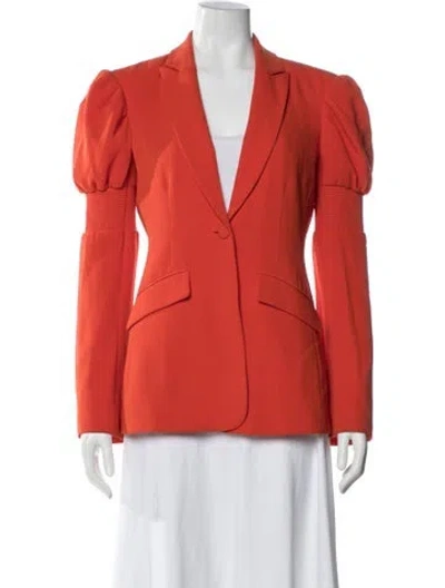 Pre-owned Cinq À Sept Blazer In Orange
