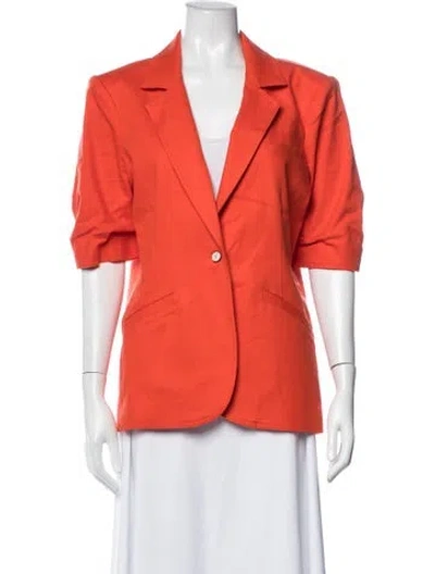 Pre-owned Cinq À Sept Blazer In Orange