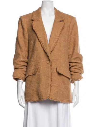 Pre-owned Cinq À Sept Blazer In Orange