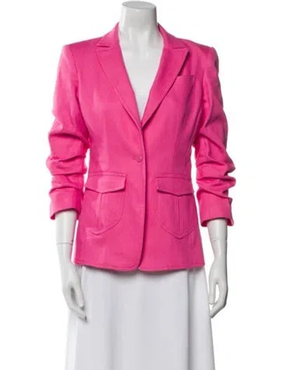 Pre-owned Cinq À Sept Blazer In Pink