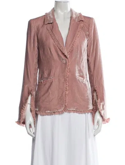 Pre-owned Cinq À Sept Blazer In Pink
