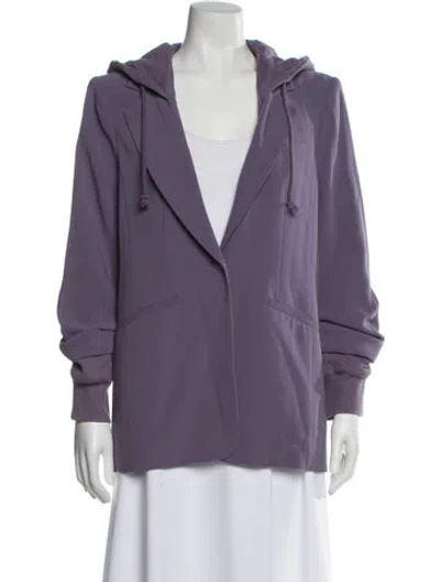Pre-owned Cinq À Sept Blazer In Purple