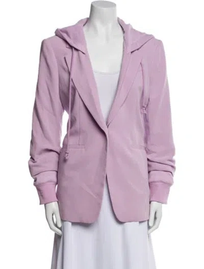 Pre-owned Cinq À Sept Blazer In Purple