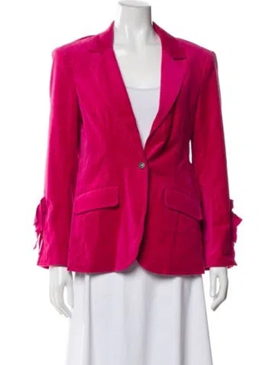 Pre-owned Cinq À Sept Blazer In Purple