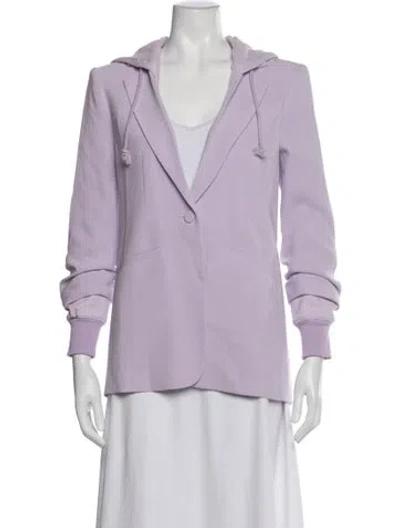 Pre-owned Cinq À Sept Blazer In Purple