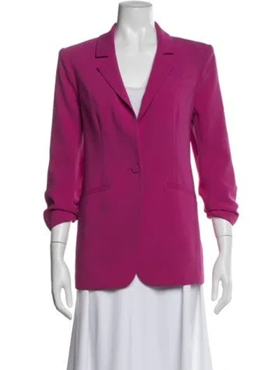 Pre-owned Cinq À Sept Blazer In Purple