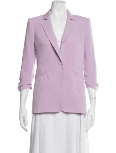 Pre-owned Cinq À Sept Blazer In Purple