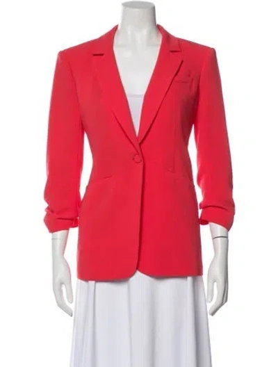Pre-owned Cinq À Sept Blazer In Red