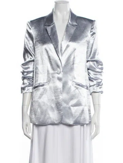 Pre-owned Cinq À Sept Blazer In Silver