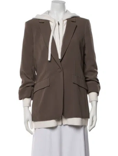 Pre-owned Cinq À Sept Blazer W/ Tags In Brown