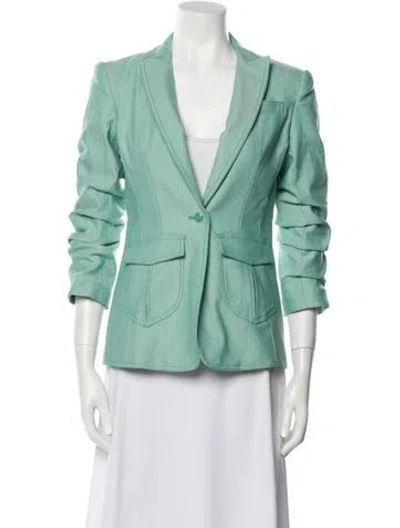 Pre-owned Cinq À Sept Blazer W/ Tags In Green