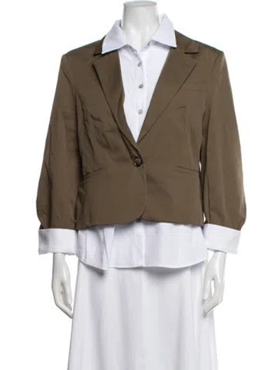 Pre-owned Cinq À Sept Blazer W/ Tags In Green