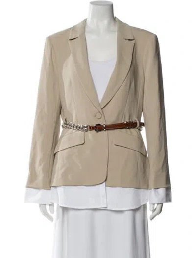 Pre-owned Cinq À Sept Blazer W/ Tags In Neutral