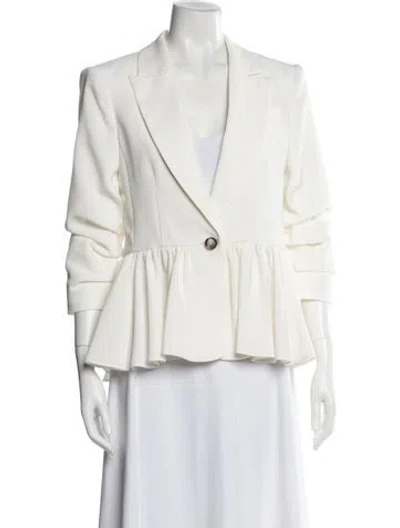 Pre-owned Cinq À Sept Blazer W/ Tags In White