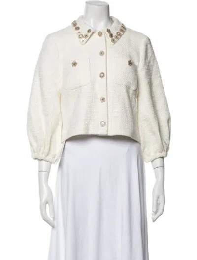 Pre-owned Cinq À Sept Blazer W/ Tags In White