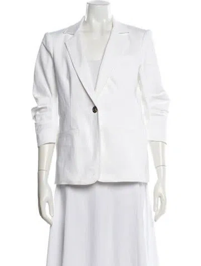 Pre-owned Cinq À Sept Blazer In White