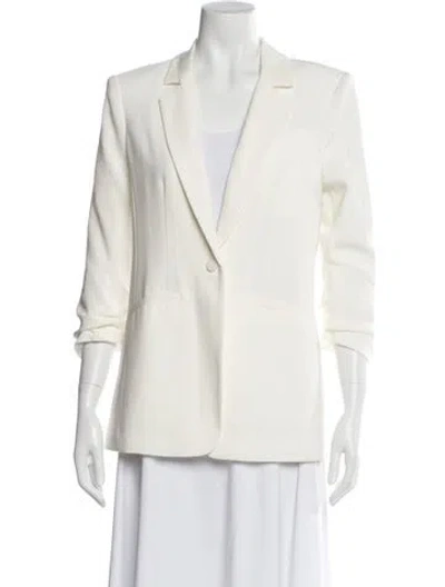 Pre-owned Cinq À Sept Blazer In White
