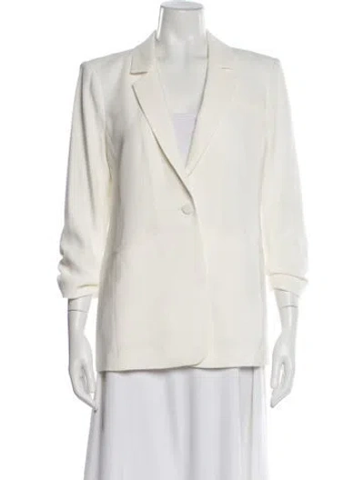 Pre-owned Cinq À Sept Blazer In White