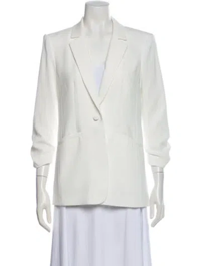 Pre-owned Cinq À Sept Blazer In White