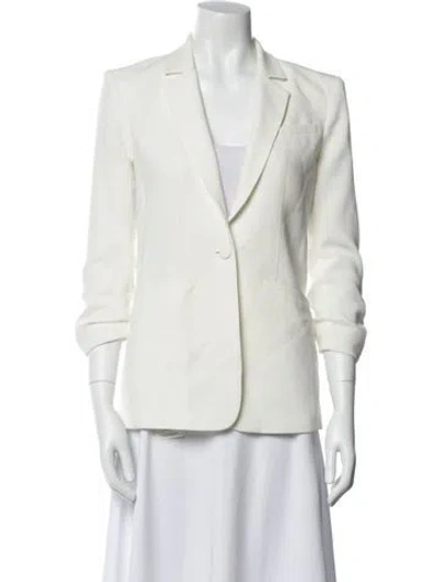 Pre-owned Cinq À Sept Blazer In White
