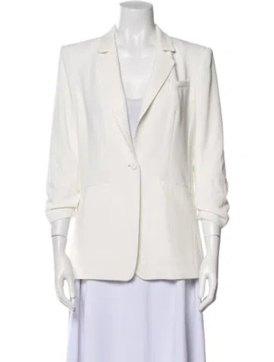 Pre-owned Cinq À Sept Blazer In White