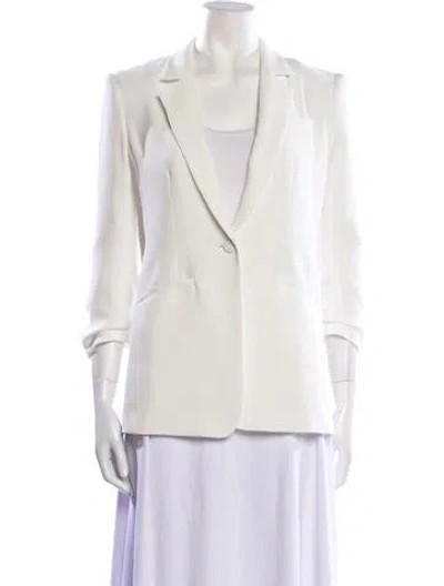 Pre-owned Cinq À Sept Blazer In White